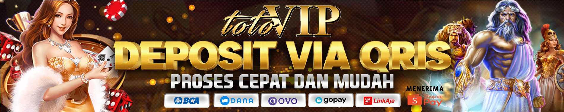 Deposit Via QRis Totovip